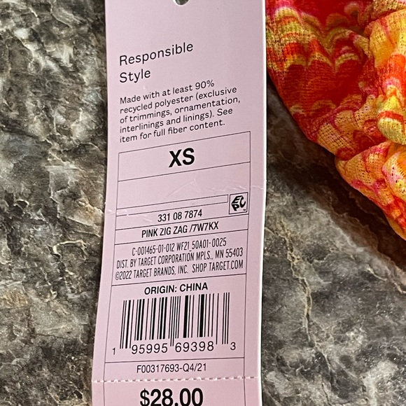 NWT Wild Fable summer mini dress. 29” shoulder to bottom. Adjustable straps. - Picture 7 of 8